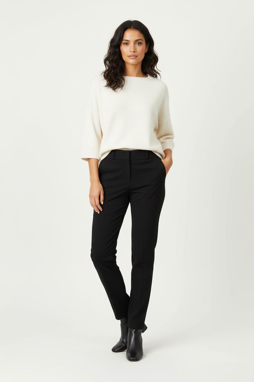 Pantalon Noir - Taille M/38 de la marque Caroll | PARAD97512 - Vendu par Paradigme - Image 1