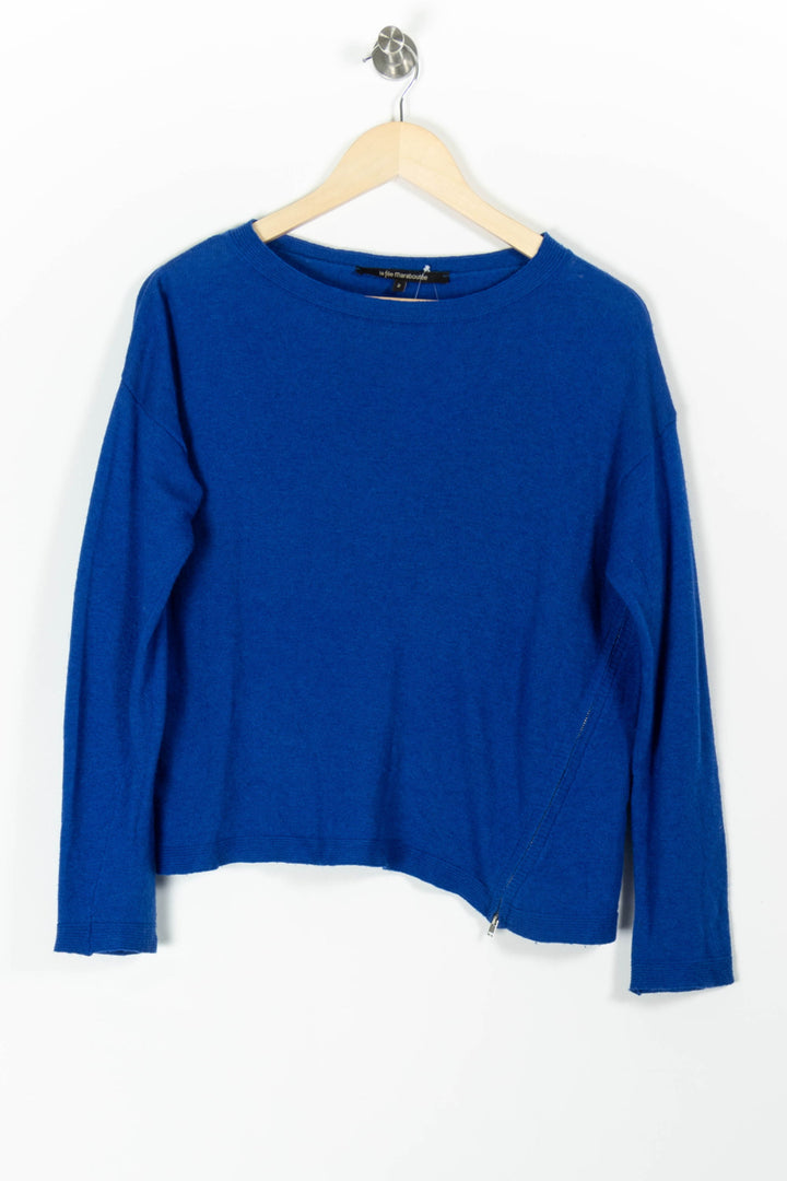 Pull Bleu - Taille M/38 de la marque La Fée Maraboutée | PARAD97514 - Vendu par Paradigme - Image 2