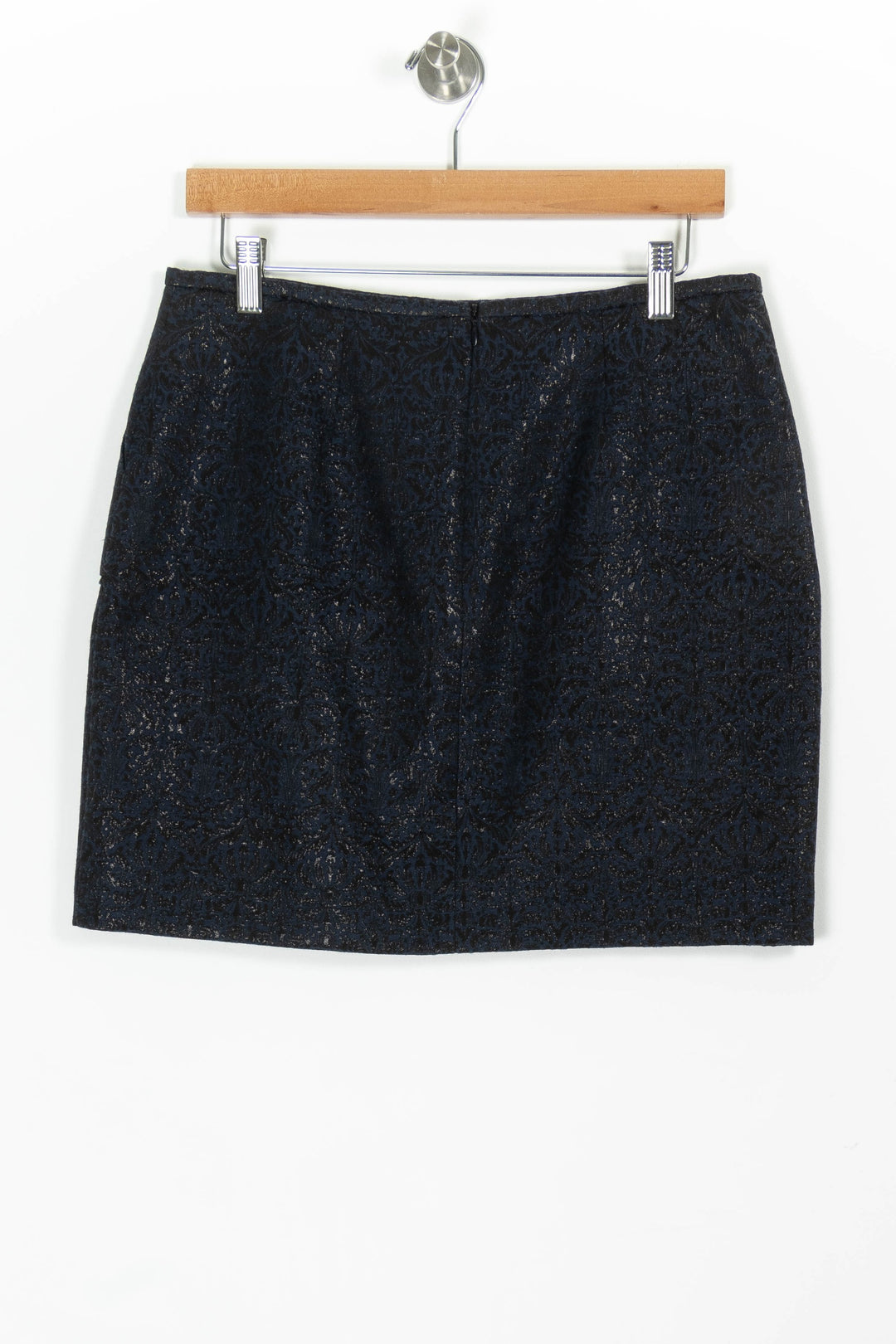 Jupe Courte Bleue - Taille L/40 de la marque Caroll | PARAD97517 - Vendu par Paradigme - Image 4