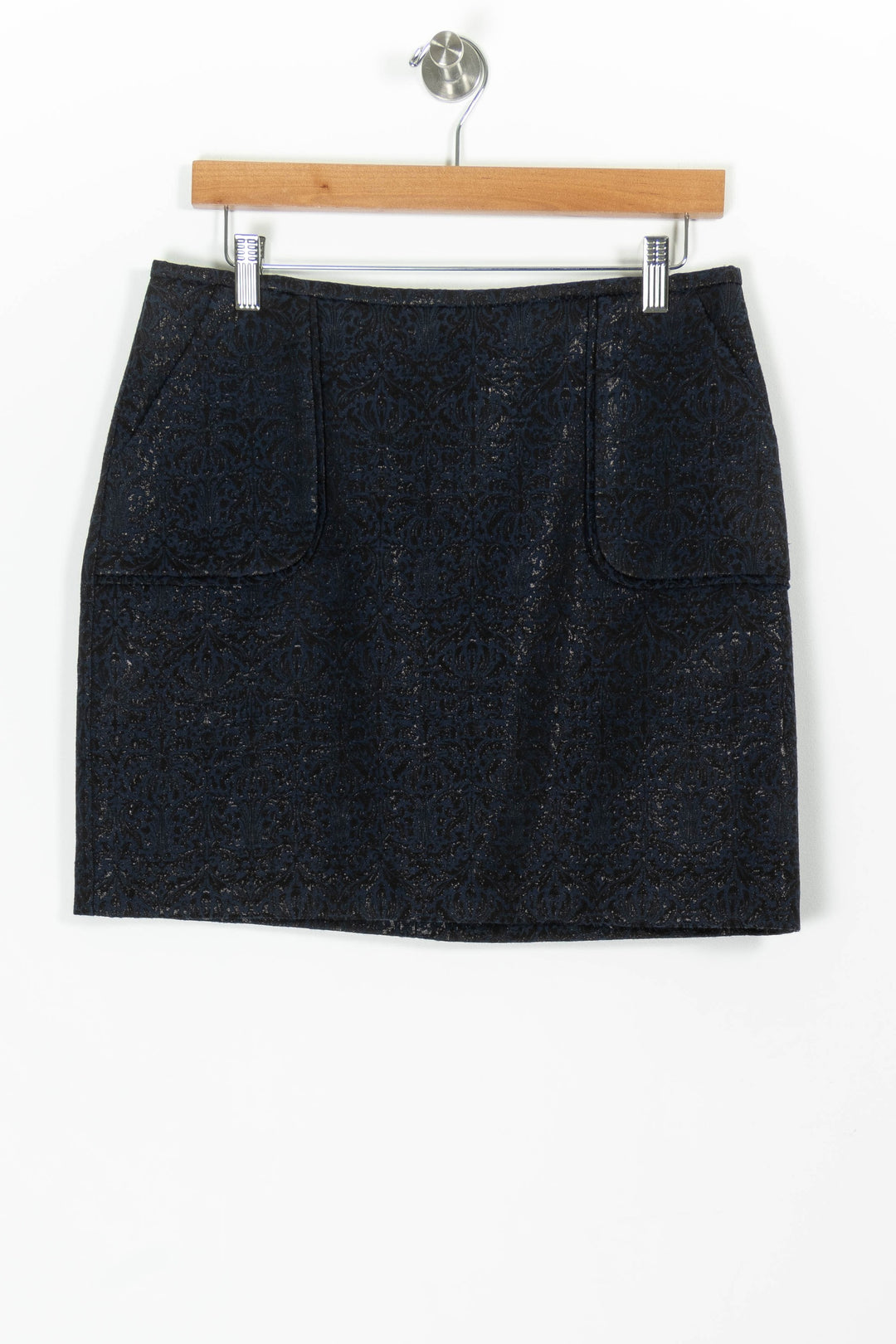 Jupe Courte Bleue - Taille L/40 de la marque Caroll | PARAD97517 - Vendu par Paradigme - Image 2