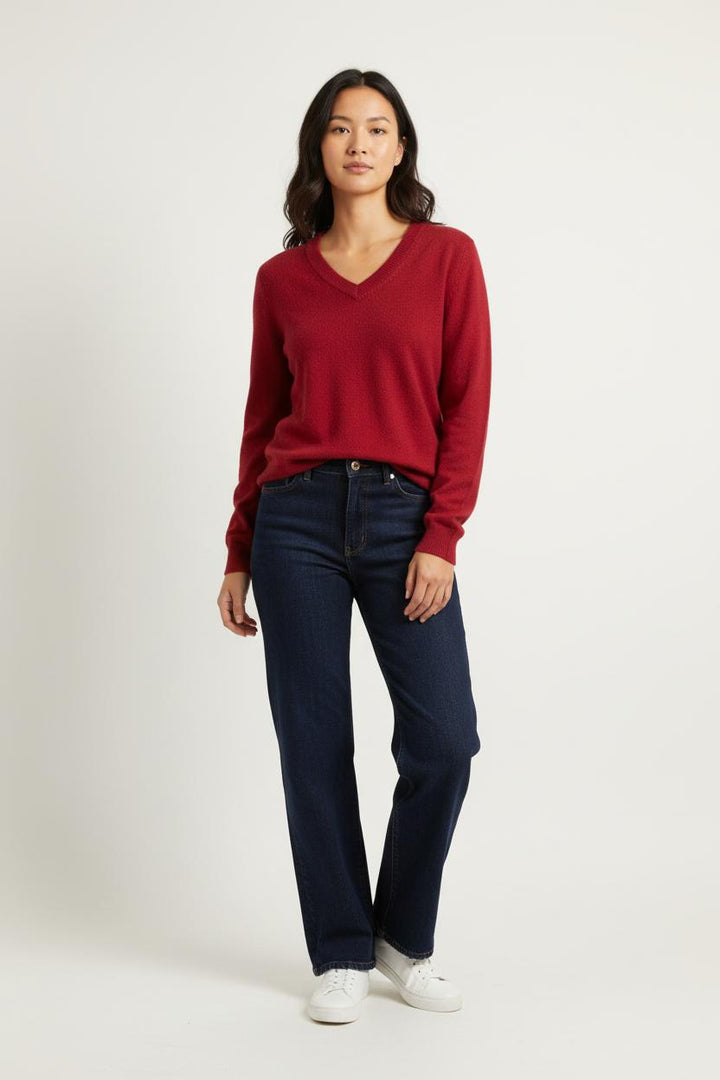 Pull Rouge - Taille M/38 de la marque Maje | PARAD97519 - Vendu par Paradigme - Image 1
