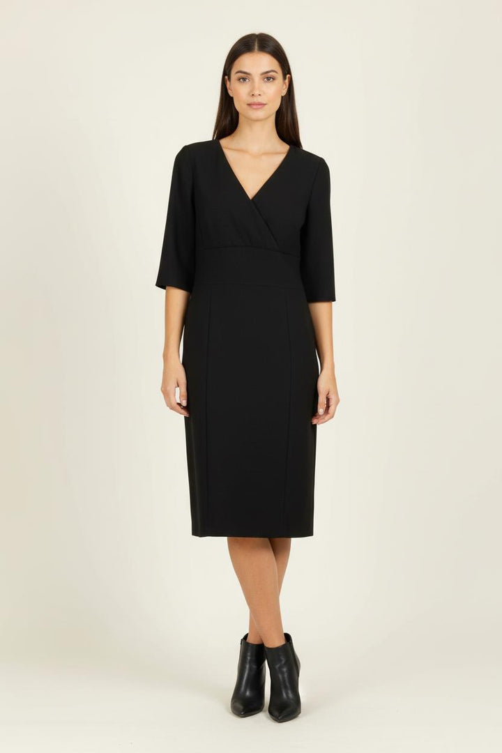Robe Midi Noire - Taille L/40 de la marque Caroll | PARAD97522 - Vendu par Paradigme - Image 1
