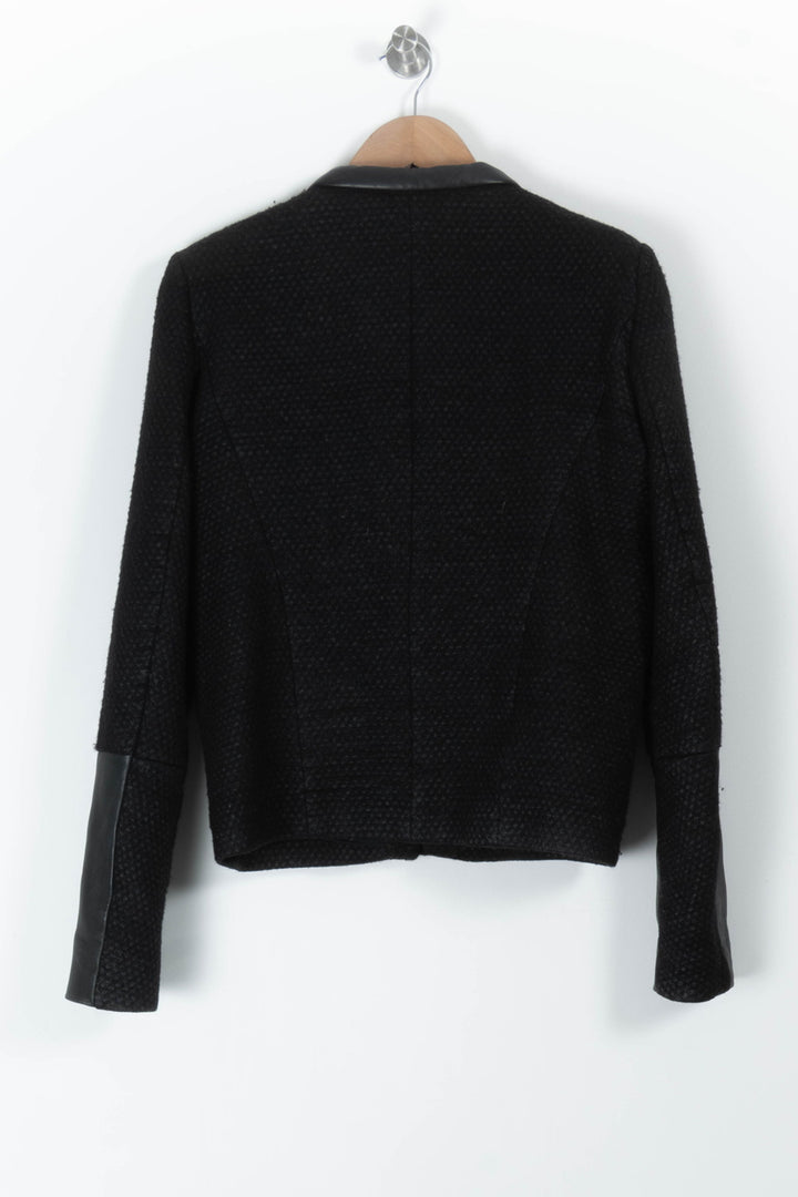 Blouson Noir - Taille M/38 de la marque Maje | PARAD97529 - Vendu par Paradigme - Image 4