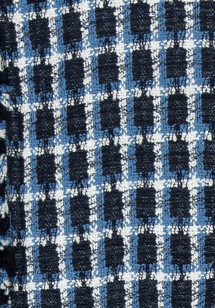 Manteau Long Bleu et Blanc - Taille M/38 de la marque Weill | PARAD97530 - Vendu par Paradigme - Image 3