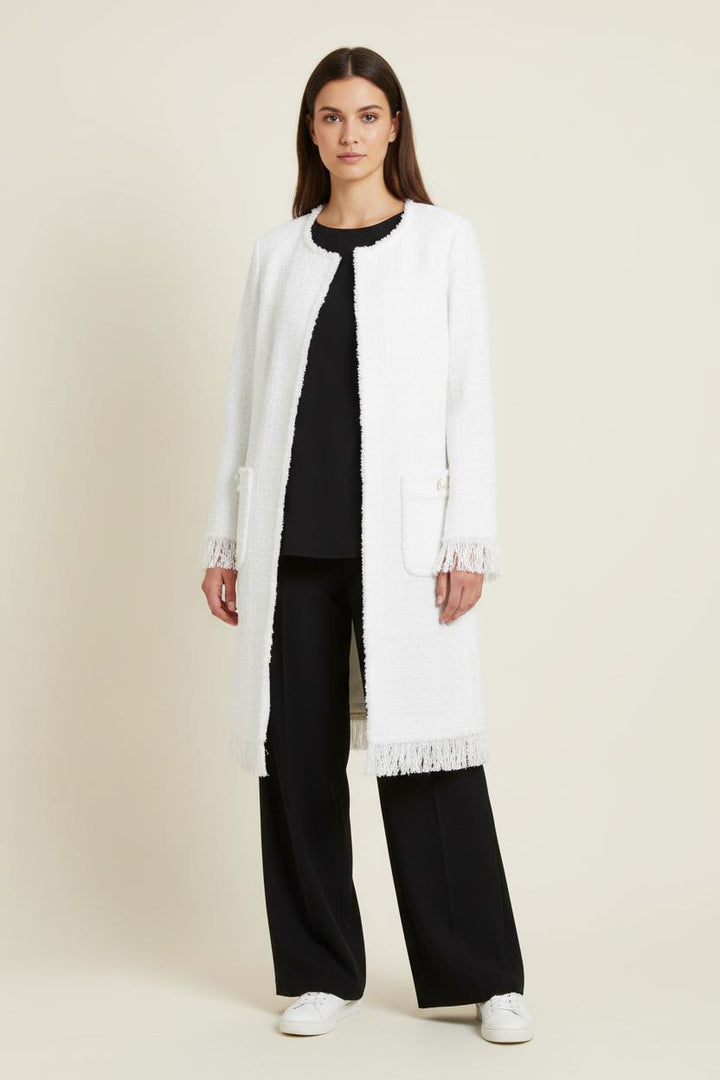 Manteau Long Blanc - Taille XL/42 de la marque Weill | PARAD97531 - Vendu par Paradigme - Image 1
