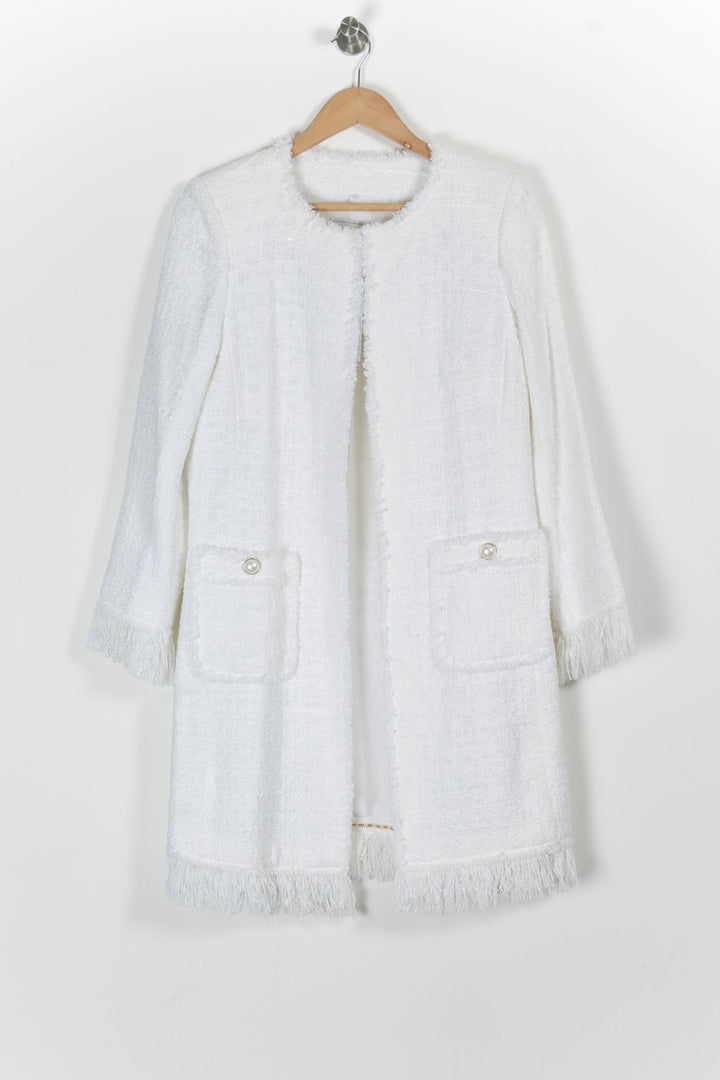 Manteau Long Blanc - Taille XL/42 de la marque Weill | PARAD97531 - Vendu par Paradigme - Image 2