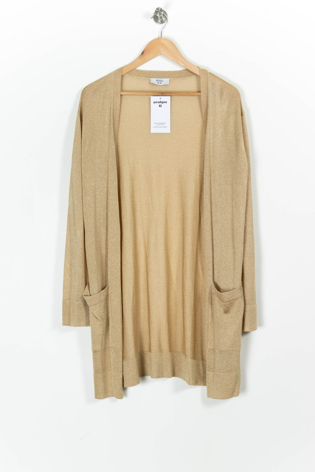 Cardigan Or - Taille S/36 de la marque Weill | PARAD97532 - Vendu par Paradigme - Image 2