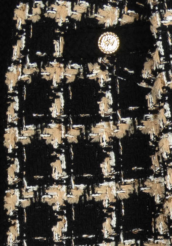 Manteau Long Noir et Beige - Taille M/38 de la marque Weill | PARAD97535 - Vendu par Paradigme - Image 3