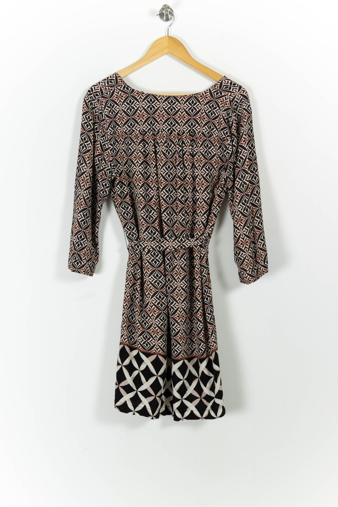Robe Marron et Noire - Taille XXL/44 de la marque La Fée Maraboutée | PARAD97537 - Vendu par Paradigme - Image 4