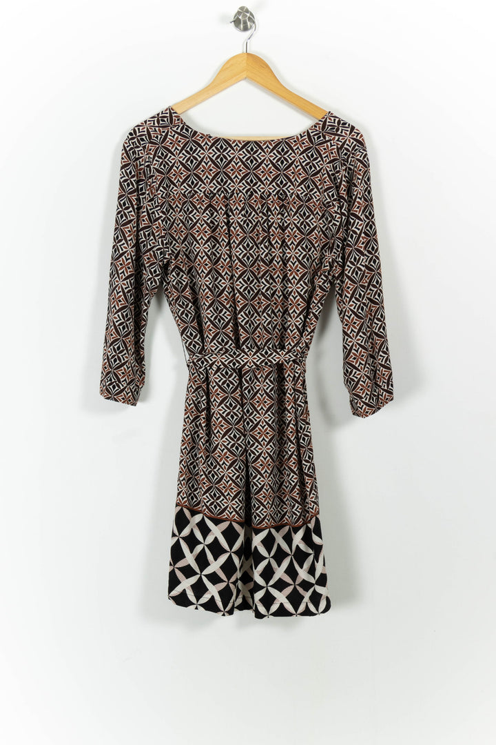 Robe Marron et Noire - Taille XXL/44 de la marque La Fée Maraboutée | PARAD97537 - Vendu par Paradigme - Image 4