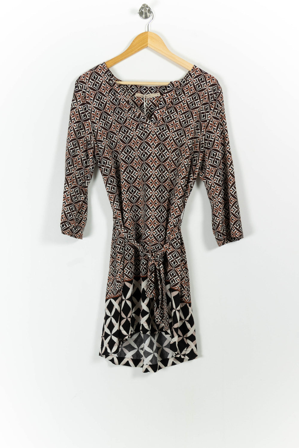 Robe Marron et Noire - Taille XXL/44 de la marque La Fée Maraboutée | PARAD97537 - Vendu par Paradigme - Image 2