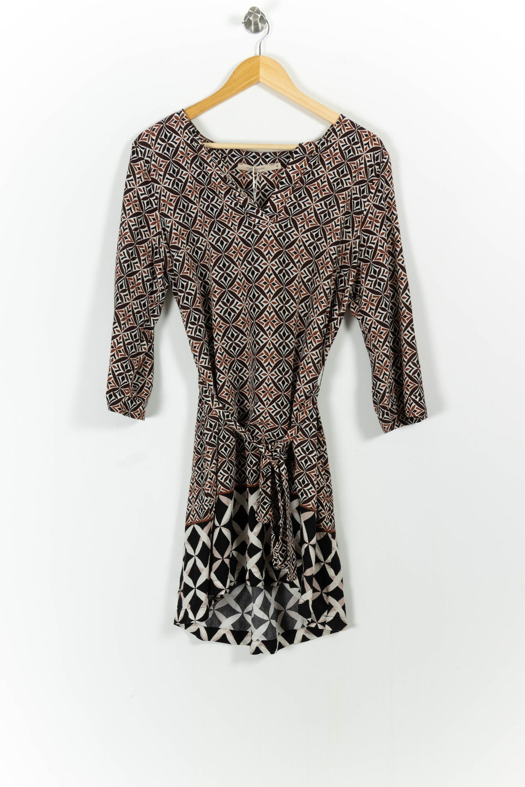 Robe Marron et Noire - Taille XXL/44 de la marque La Fée Maraboutée | PARAD97537 - Vendu par Paradigme - Image 2