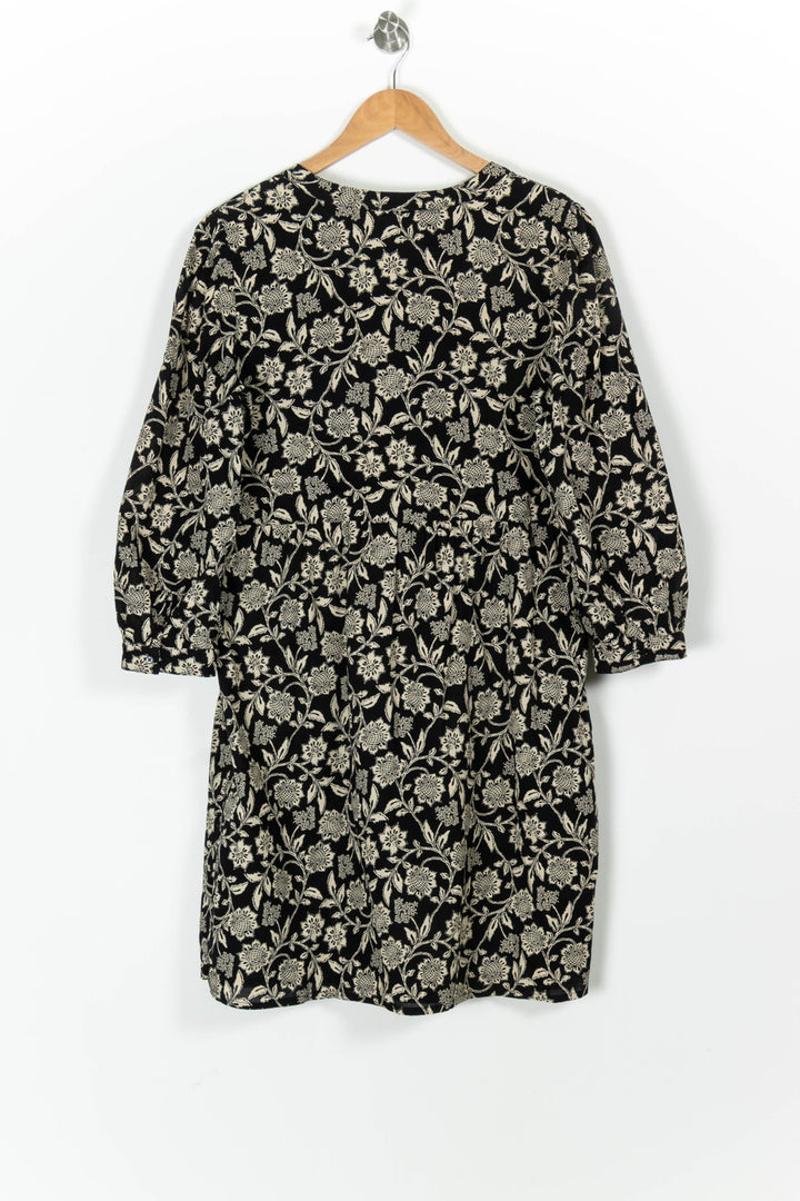 Robe Midi Noire et Beige - Taille L/40 de la marque Maison 123 | PARAD97544 - Vendu par Paradigme - Image 4