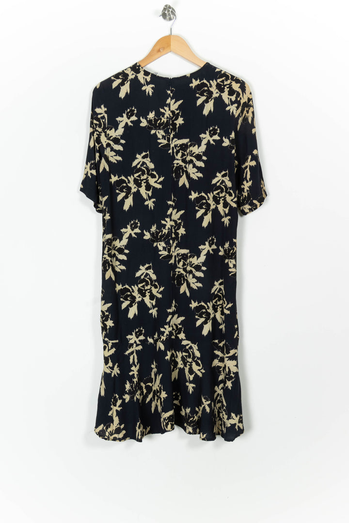 Robe Midi Bleu et Beige - Taille XS/34 de la marque Ganni | PARAD97548 - Vendu par Paradigme - Image 4