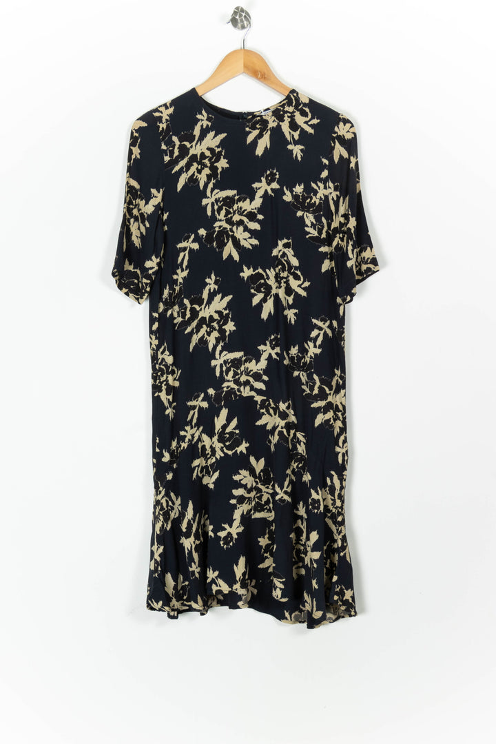 Robe Midi Bleu et Beige - Taille XS/34 de la marque Ganni | PARAD97548 - Vendu par Paradigme - Image 2