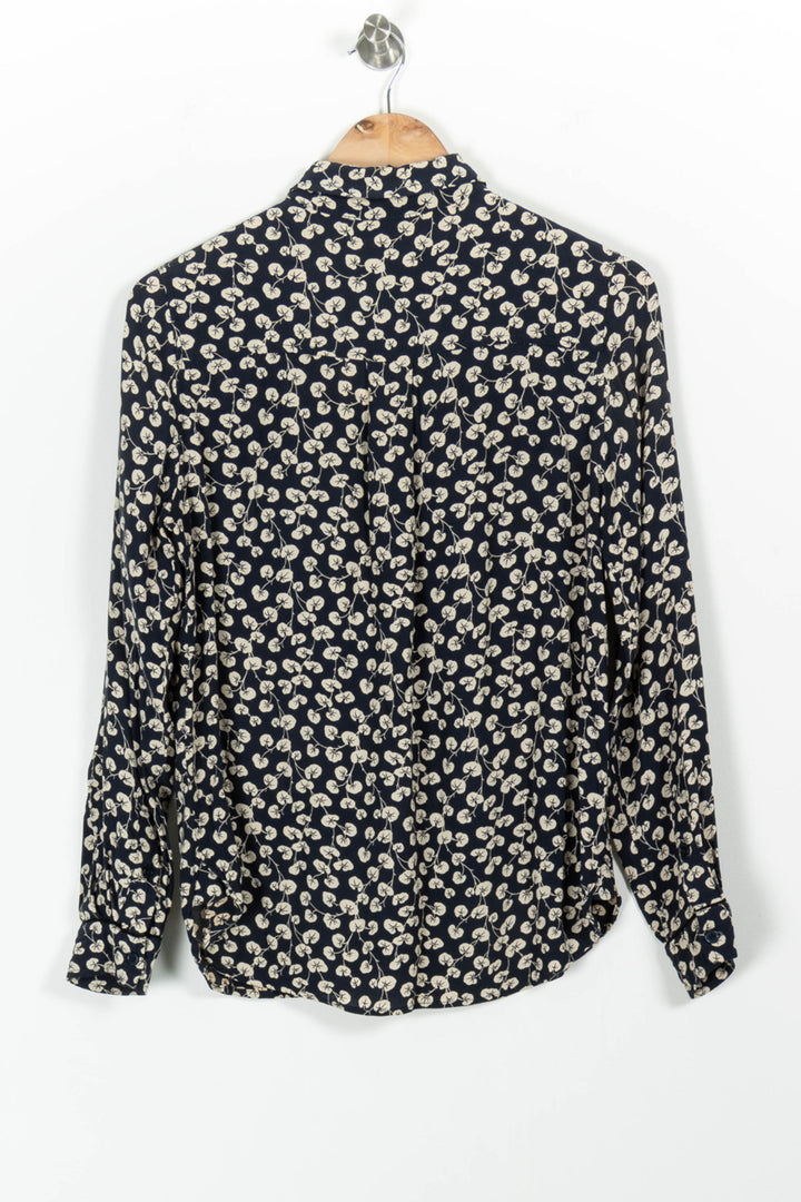Chemise Bleu et Beige - Taille XS/34 de la marque Ganni | PARAD97551 - Vendu par Paradigme - Image 4