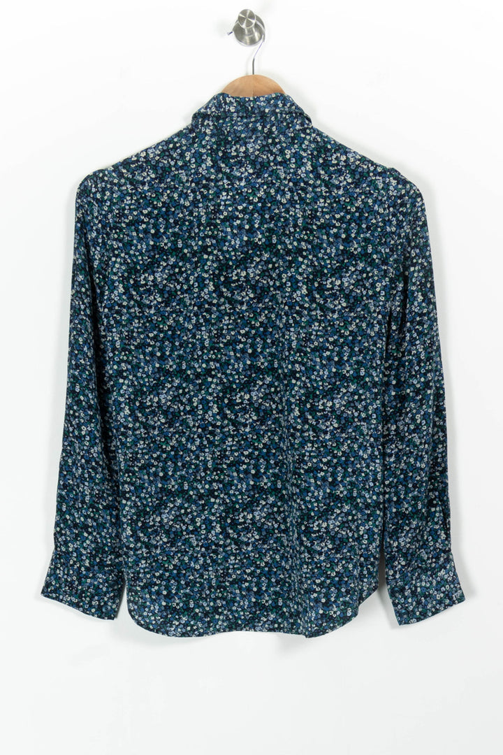 Blouse Bleue à Fleurs - Taille XS/34 de la marque Comptoir des Cotonniers | PARAD97557 - Vendu par Paradigme - Image 4