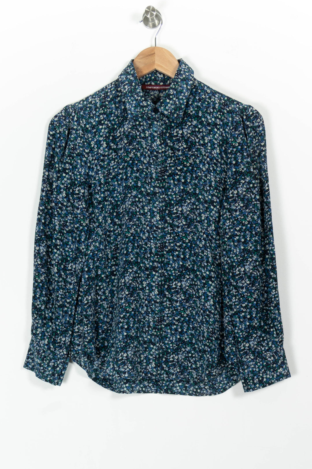 Blouse Bleue à Fleurs - Taille XS/34 de la marque Comptoir des Cotonniers | PARAD97557 - Vendu par Paradigme - Image 2