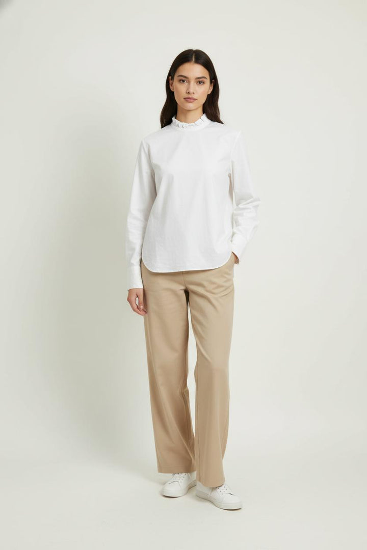 Chemise Col Mao Blanche - Taille XS/34 de la marque Comptoir des Cotonniers | PARAD97561 - Vendu par Paradigme - Image 1