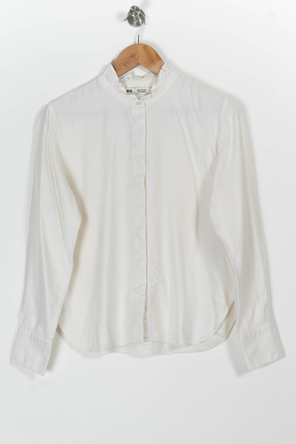 Chemise Col Mao Blanche - Taille XS/34 de la marque Comptoir des Cotonniers | PARAD97561 - Vendu par Paradigme - Image 2