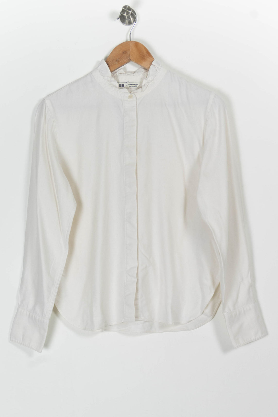 Chemise Col Mao Blanche - Taille XS/34 de la marque Comptoir des Cotonniers | PARAD97561 - Vendu par Paradigme - Image 2