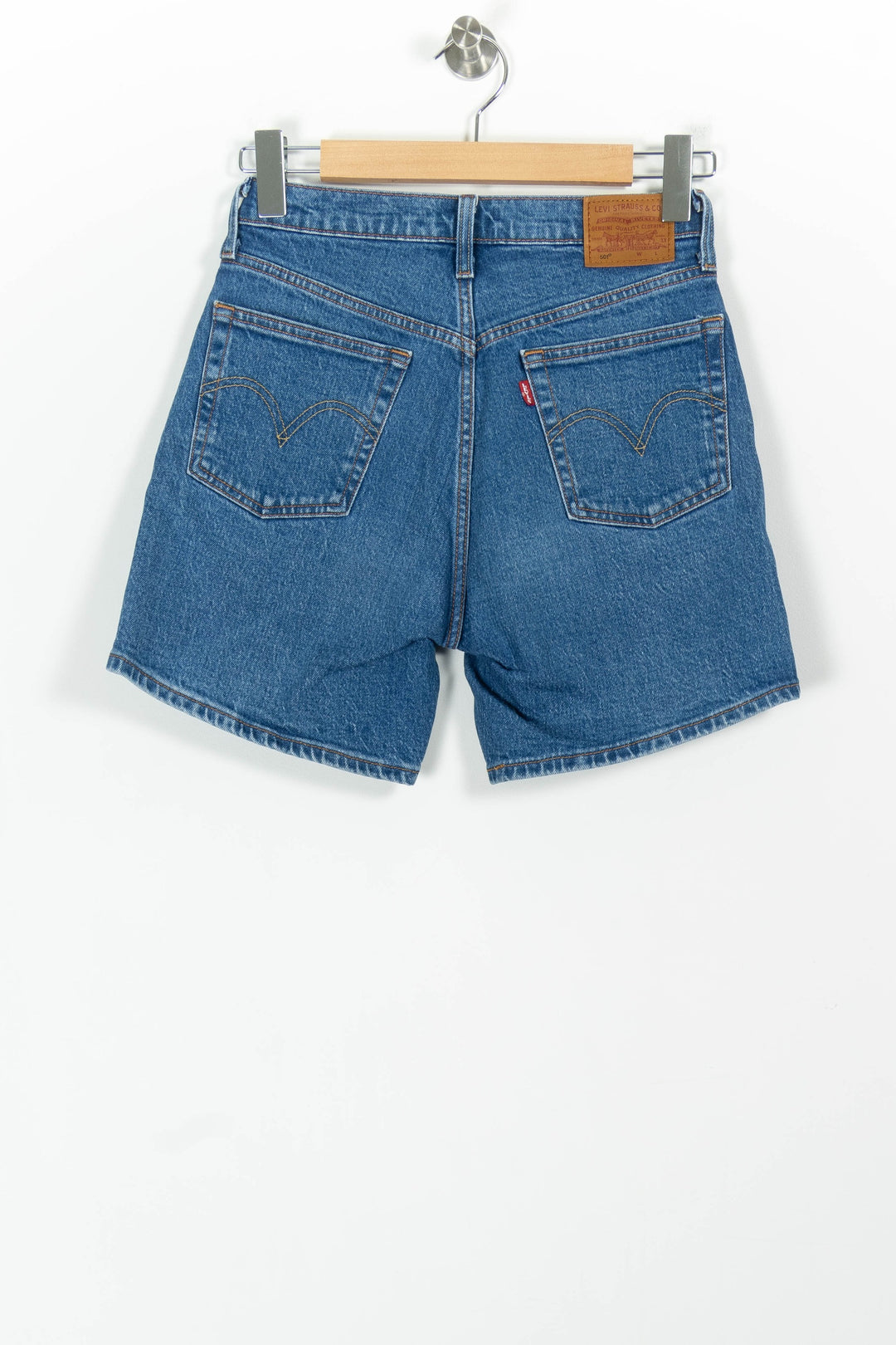 Short en Jean Bleu - Taille S/36 de la marque Levi's | PARAD97562 - Vendu par Paradigme - Image 4
