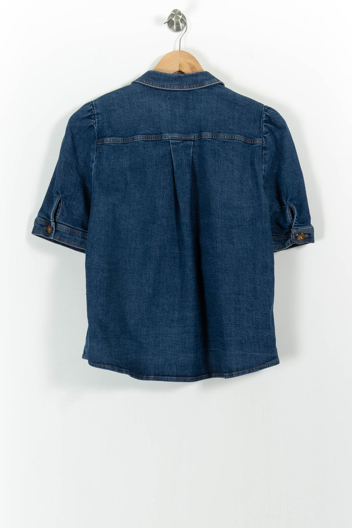 Chemisette Bleue - Taille XL/42 de la marque Sézane | PARAD97565 - Vendu par Paradigme - Image 4