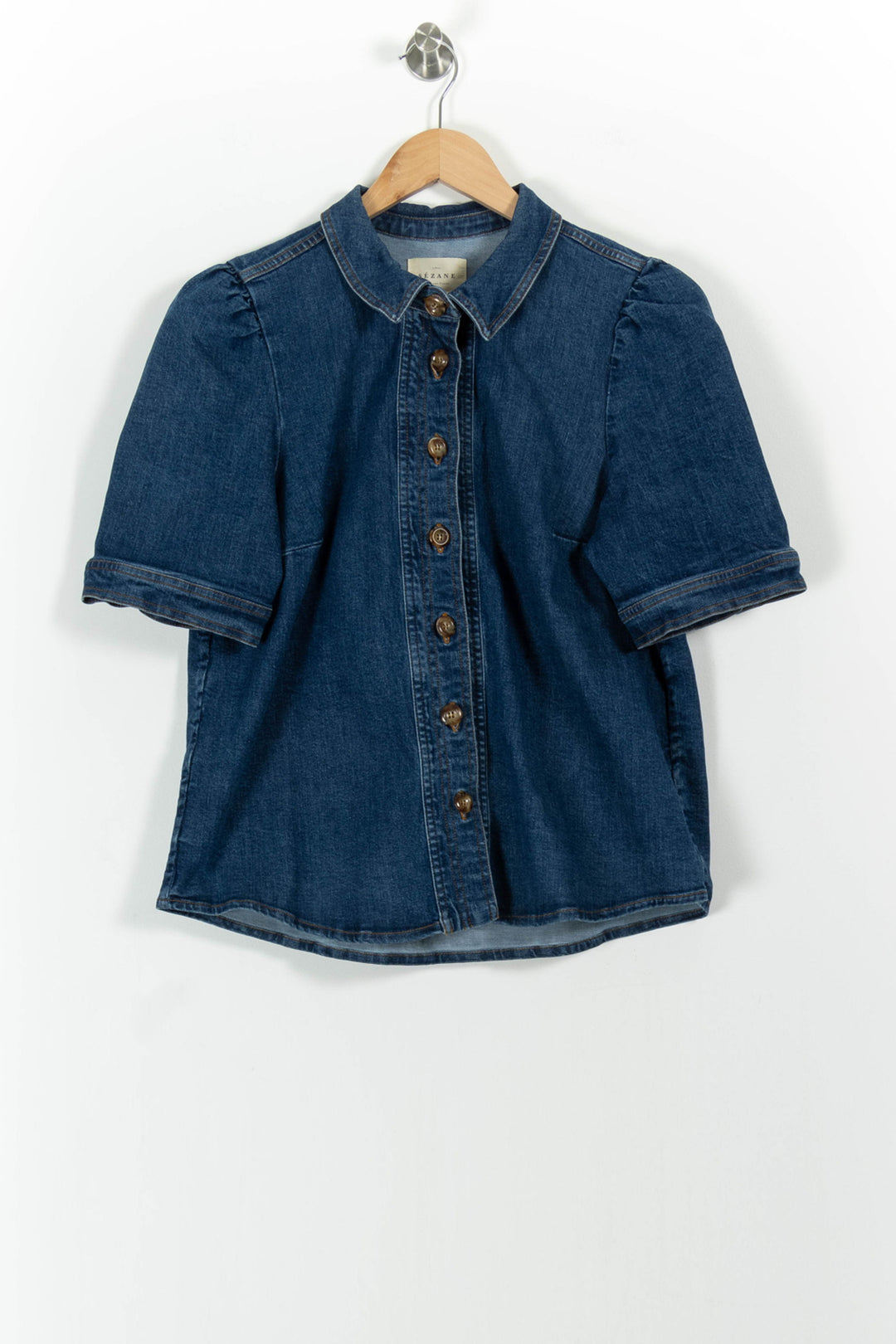 Chemisette Bleue - Taille XL/42 de la marque Sézane | PARAD97565 - Vendu par Paradigme - Image 2