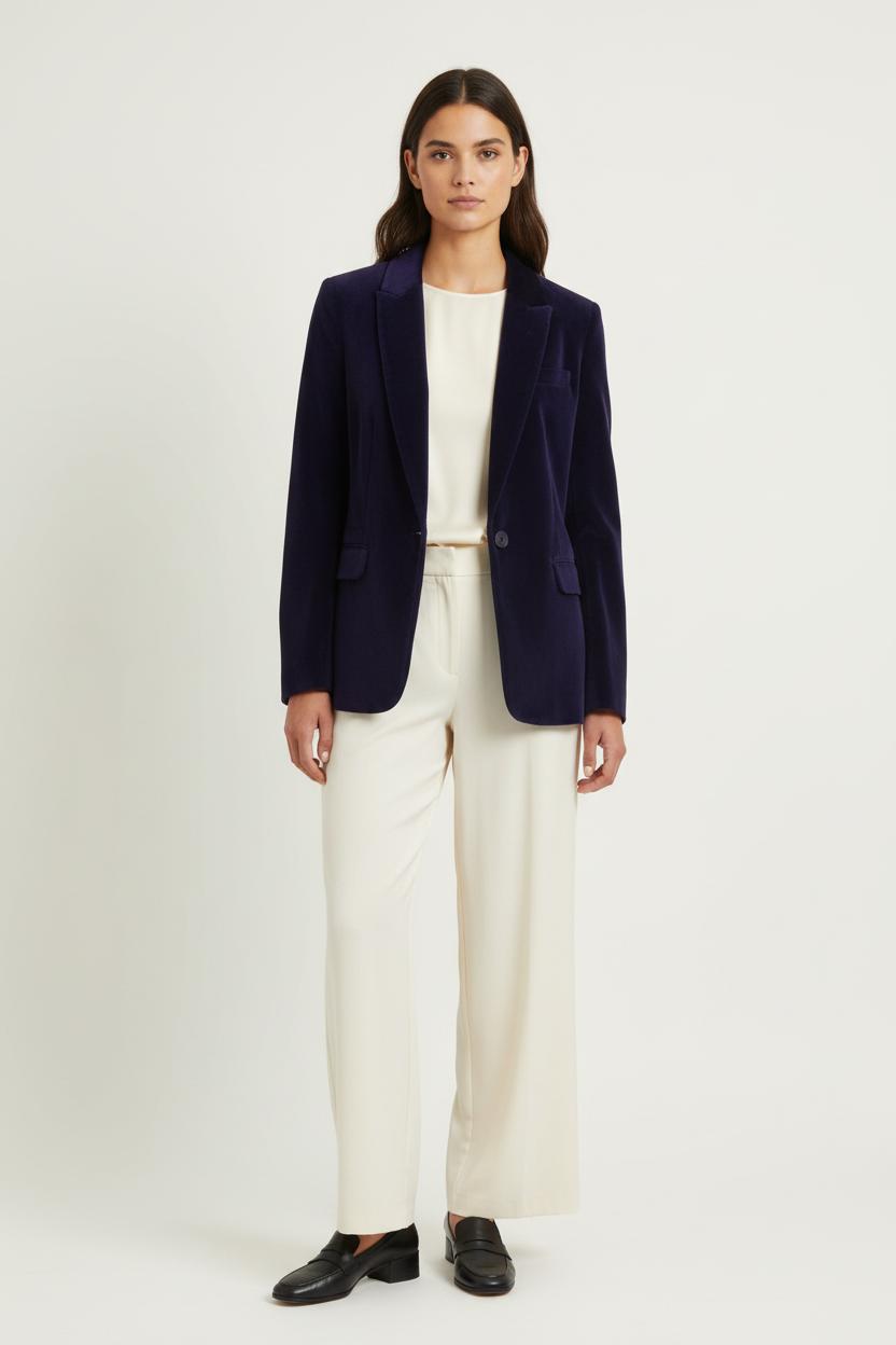 Blazer Violet - Taille M/38 de la marque Caroll | PARAD97568 - Vendu par Paradigme - Image 1