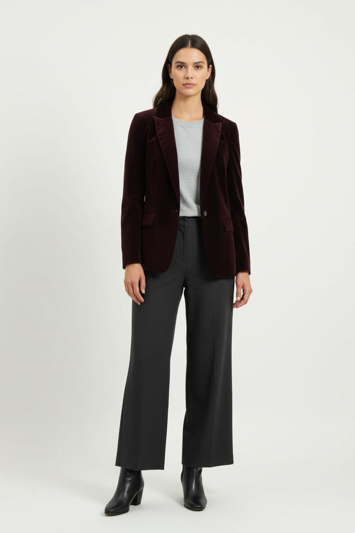 Blazer Bordeaux - Taille M/38 de la marque Caroll | PARAD97570 - Vendu par Paradigme - Image 1