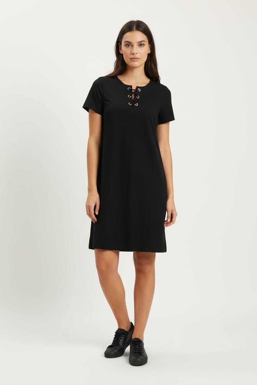 Robe Noire - Taille S/36 de la marque La Fée Maraboutée | PARAD97576 - Vendu par Paradigme - Image 1