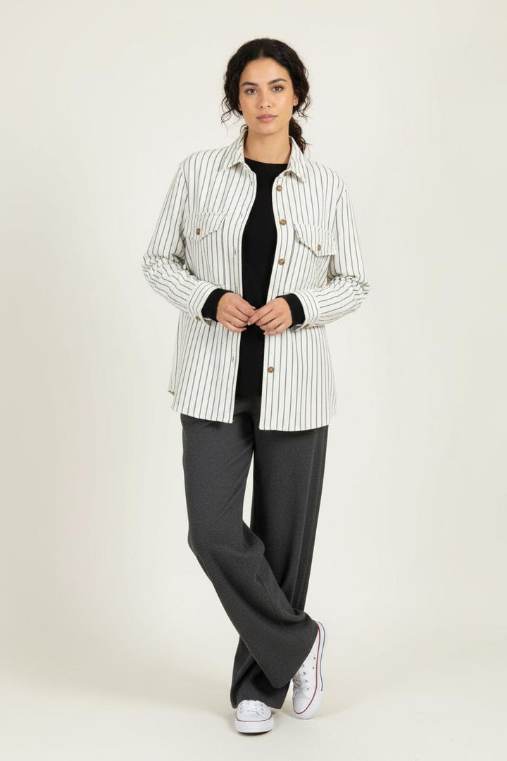 Surchemise Blanche et Noire - Taille XS/34 de la marque Des petits hauts | PARAD97578 - Vendu par Paradigme - Image 1