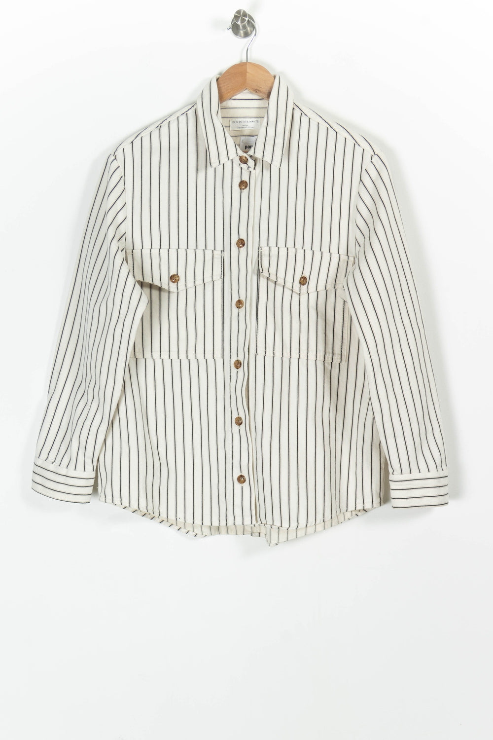 Surchemise Blanche et Noire - Taille XS/34 de la marque Des petits hauts | PARAD97578 - Vendu par Paradigme - Image 2