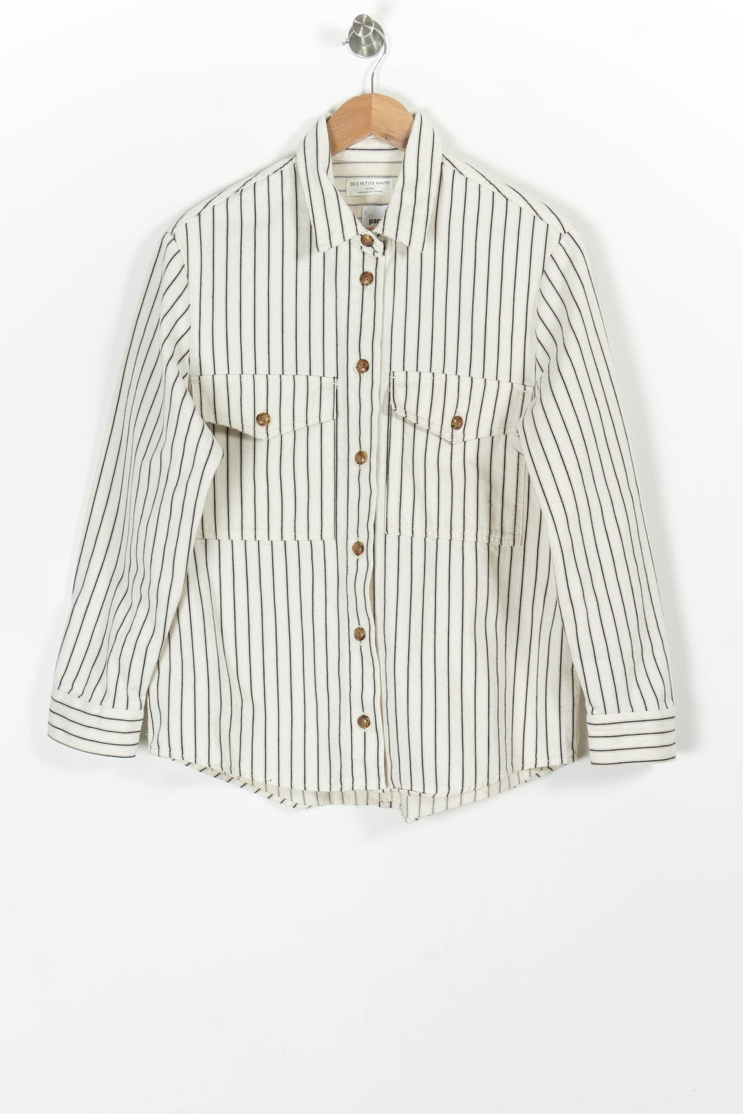 Surchemise Blanche et Noire - Taille XS/34 de la marque Des petits hauts | PARAD97578 - Vendu par Paradigme - Image 2