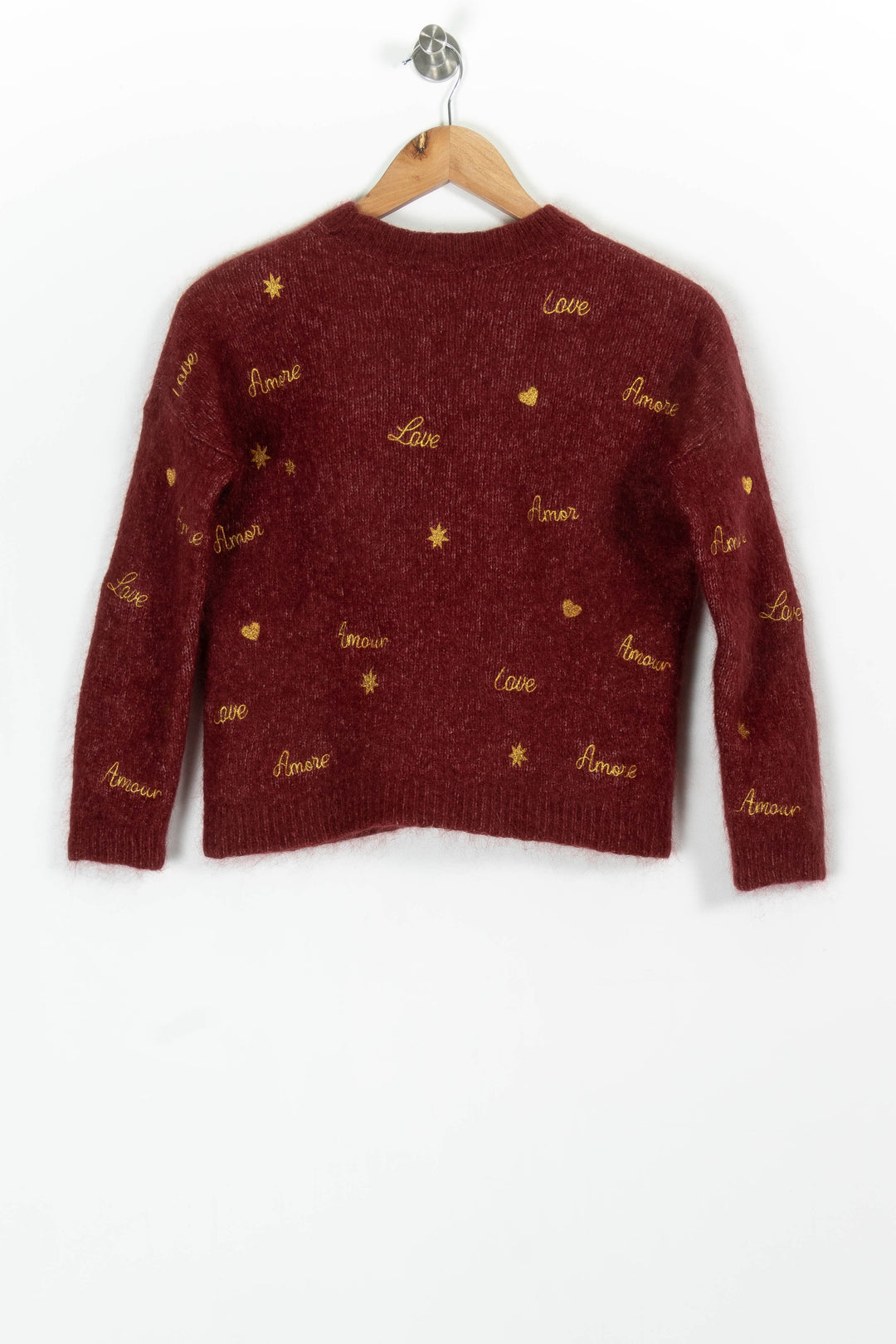Pull Bordeaux - Taille S/36 de la marque Sézane | PARAD97581 - Vendu par Paradigme - Image 4