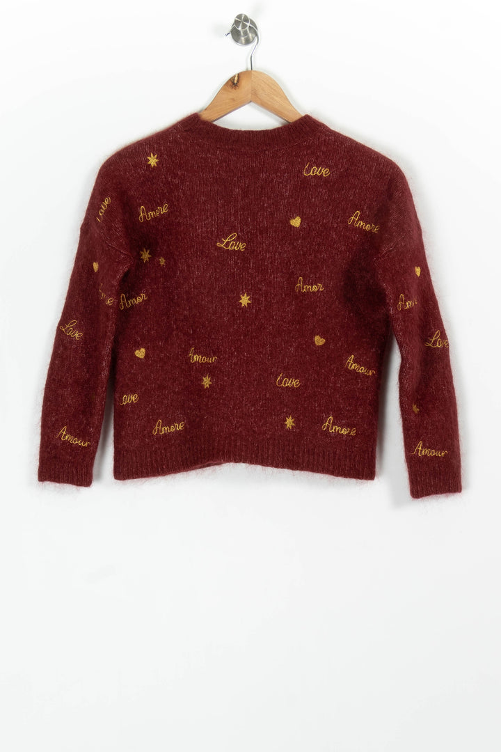 Pull Bordeaux - Taille S/36 de la marque Sézane | PARAD97581 - Vendu par Paradigme - Image 4