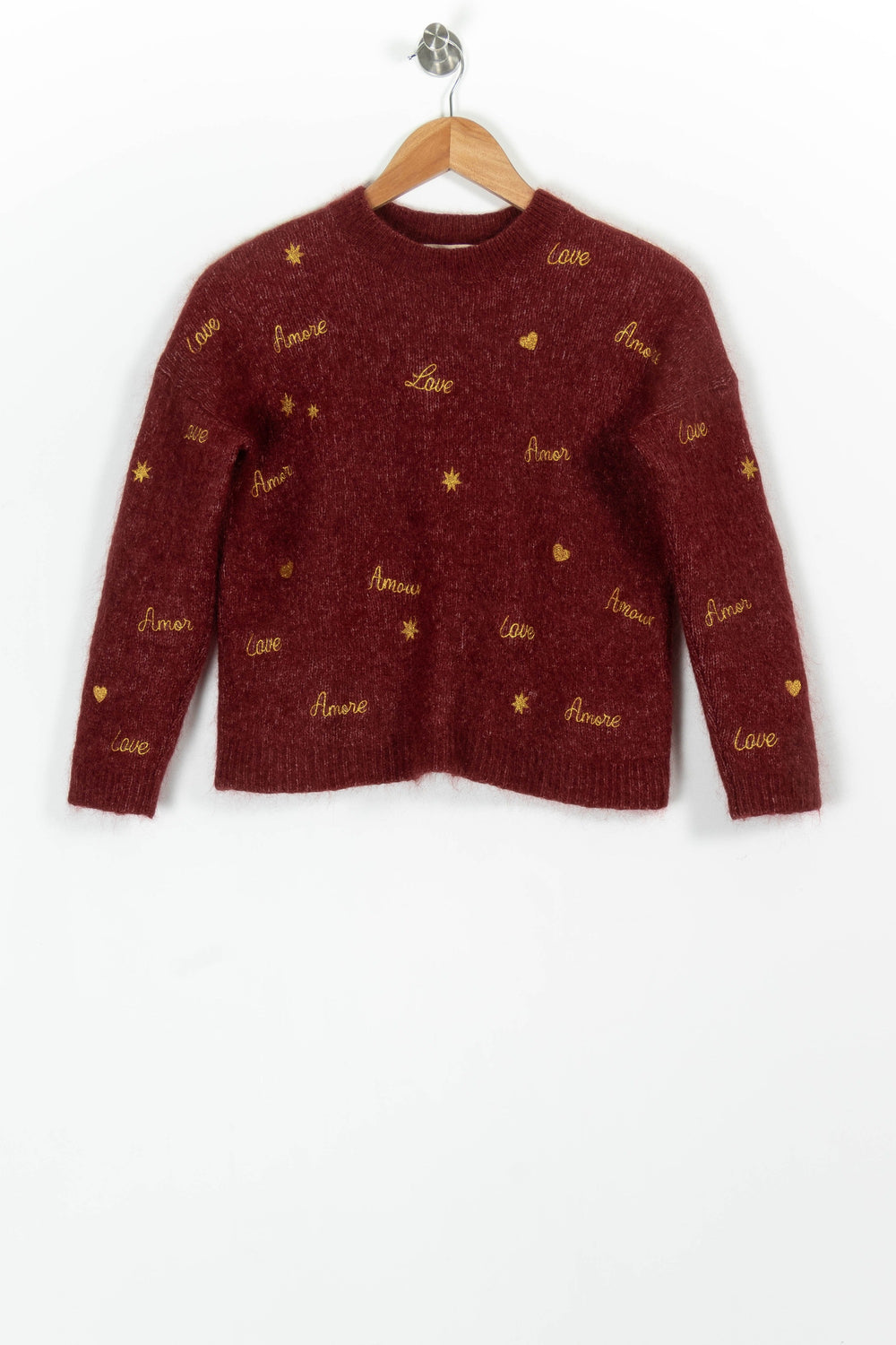 Pull Bordeaux - Taille S/36 de la marque Sézane | PARAD97581 - Vendu par Paradigme - Image 2