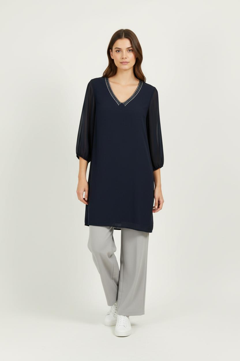 Robe Midi Bleue - Taille L/40 de la marque One Step | PARAD97589 - Vendu par Paradigme - Image 1