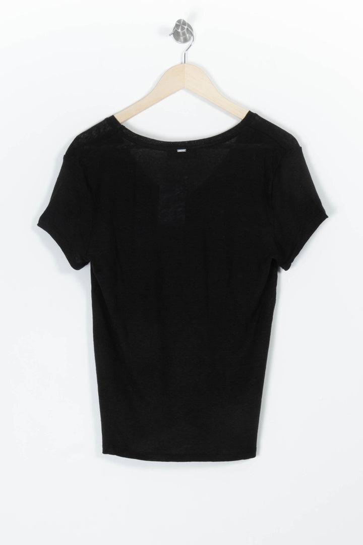 Tee-shirt Noir - Taille M/38 de la marque IKKS | PARAD97592 - Vendu par Paradigme - Image 4