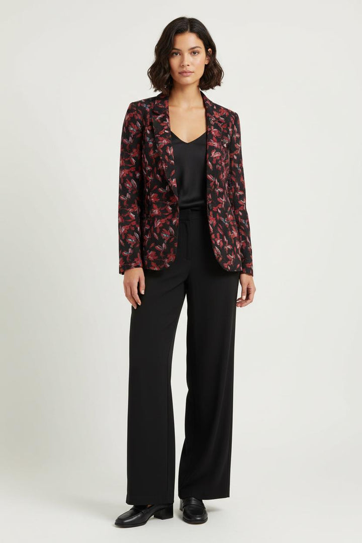 Blazer Noir et Rouge - Taille L/40 de la marque IKKS | PARAD97593 - Vendu par Paradigme - Image 1