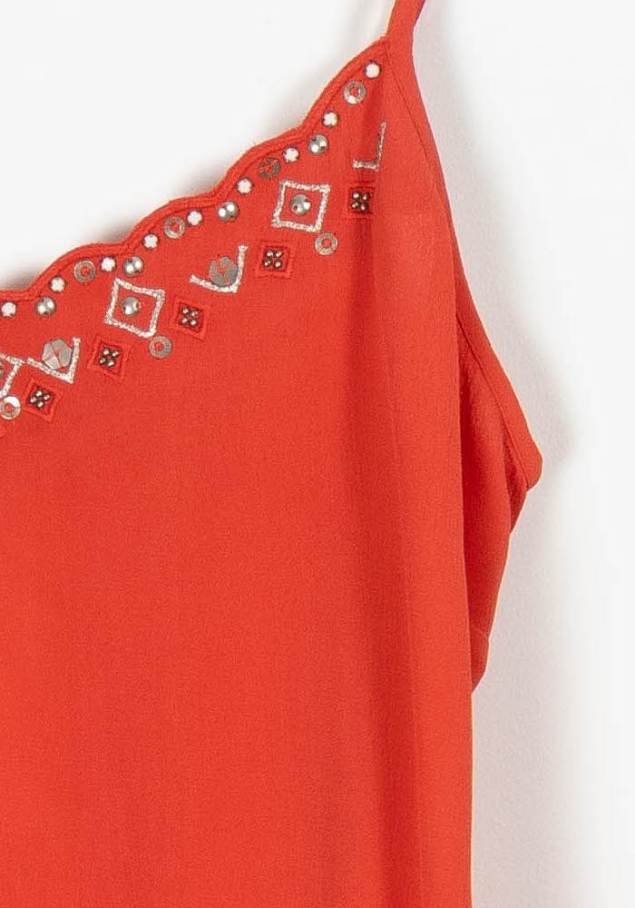 Débardeur Rouge - Taille M/38 de la marque IKKS | PARAD97594 - Vendu par Paradigme - Image 3