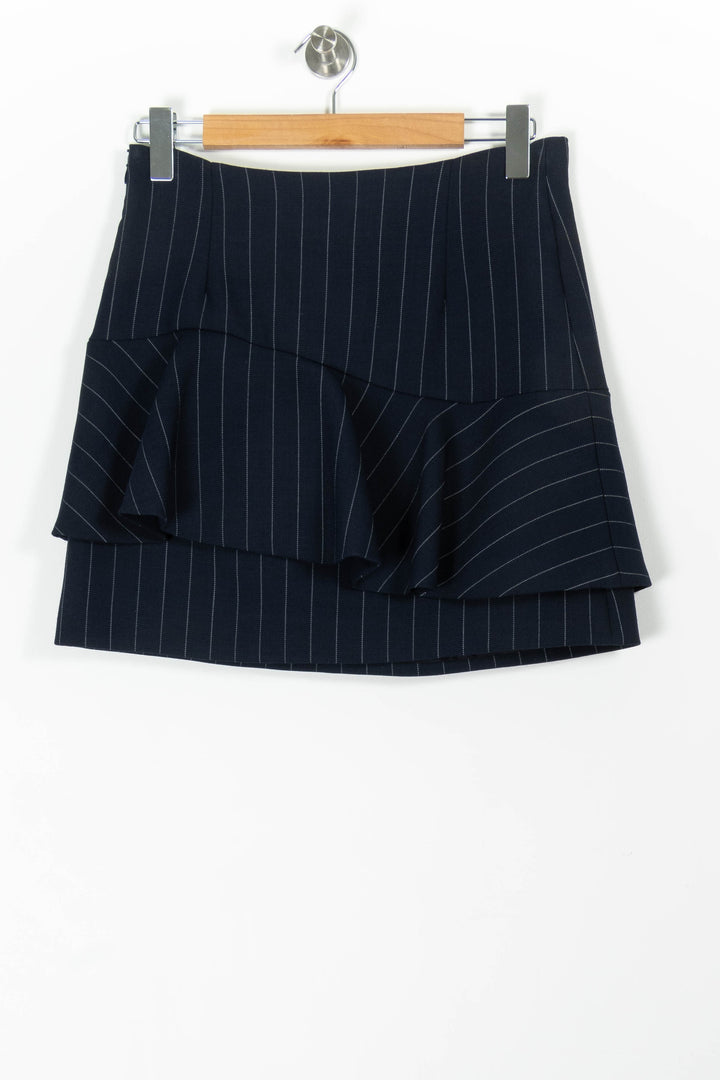 Jupe Courte Bleue - Taille M/38 de la marque Claudie Pierlot | PARAD97595 - Vendu par Paradigme - Image 4