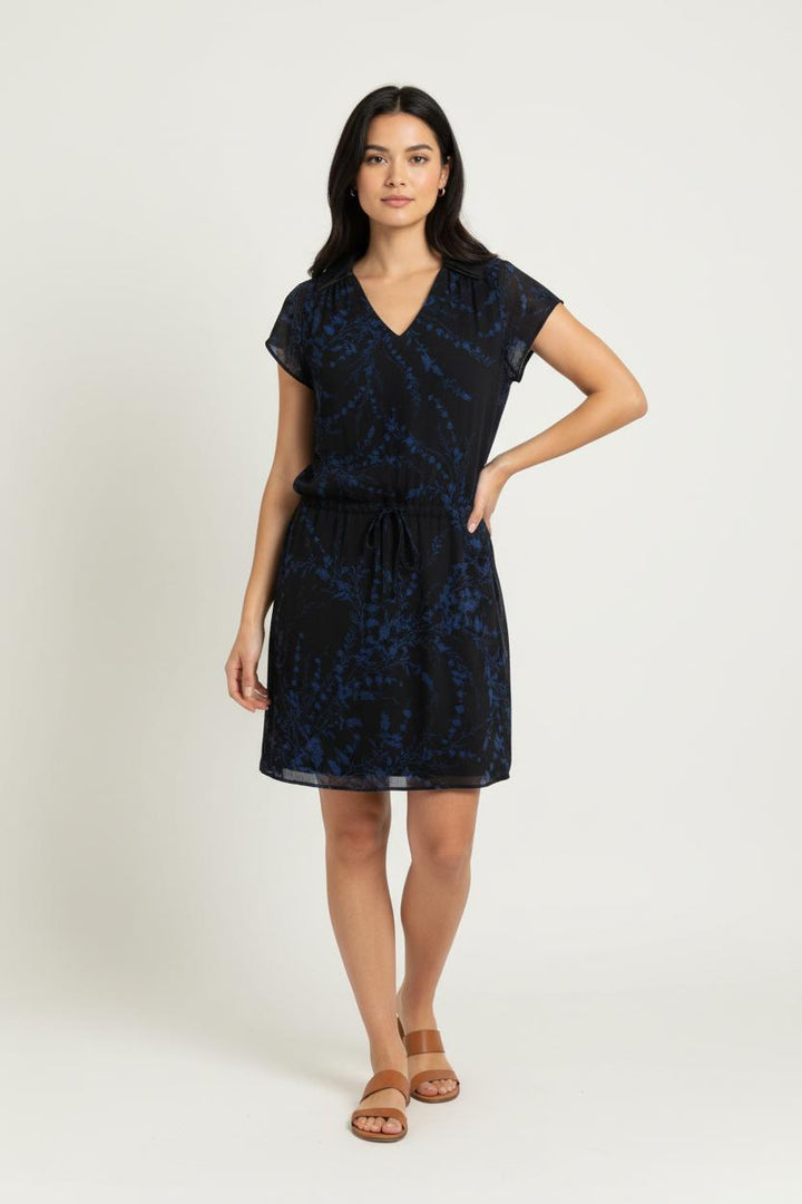 Robe Courte Bleu et Noir - Taille L/40 de la marque IKKS | PARAD97596 - Vendu par Paradigme - Image 1