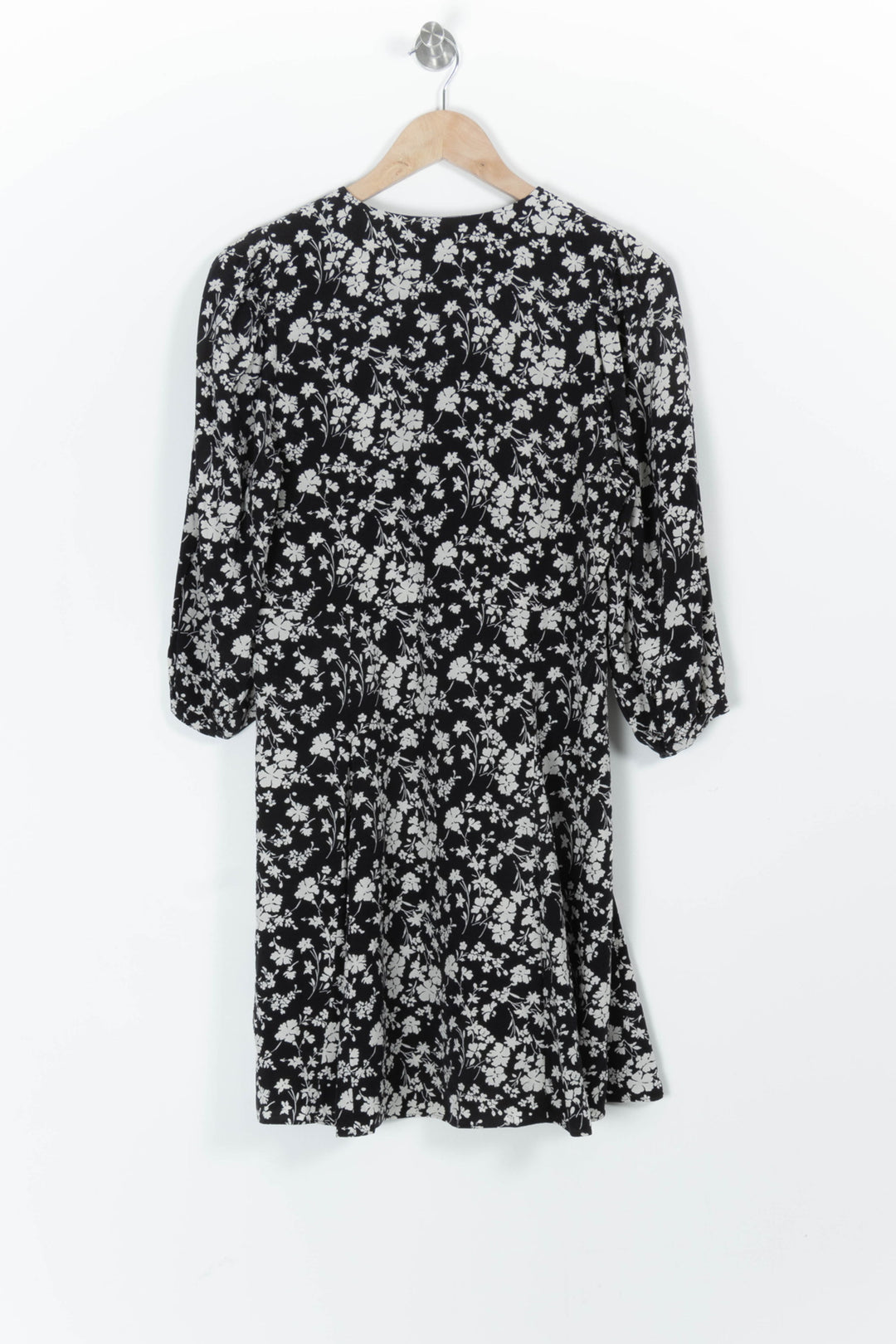 Robe Fleurie Noire et Blanche - Taille L/40 de la marque Comptoir des Cotonniers | PARAD97602 - Vendu par Paradigme - Image 4