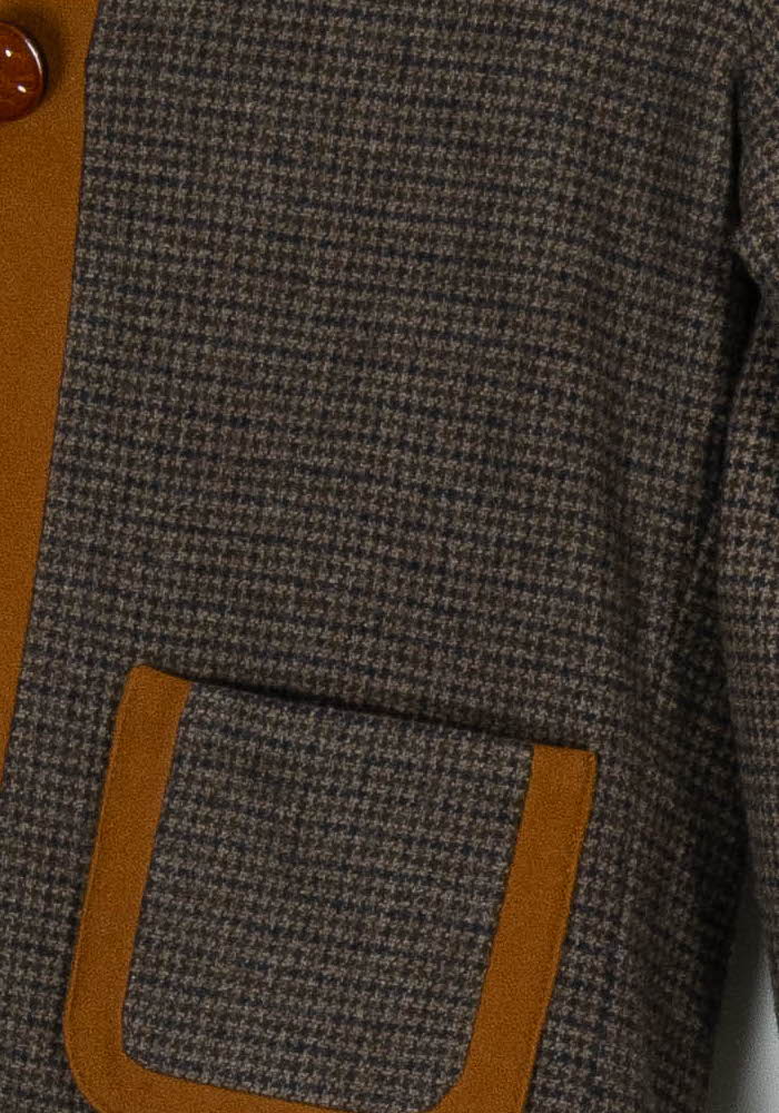 Veste Grise et Marron - Taille S/36 de la marque Sessùn | PARAD97606 - Vendu par Paradigme - Image 3