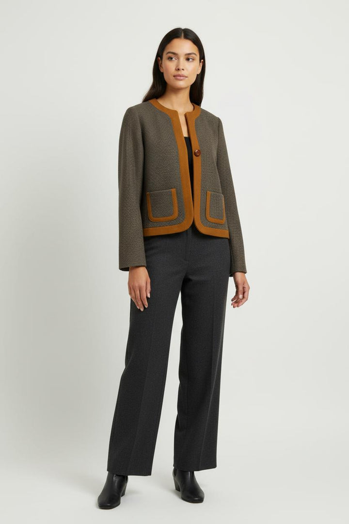 Veste Grise et Marron - Taille S/36 de la marque Sessùn | PARAD97606 - Vendu par Paradigme - Image 1