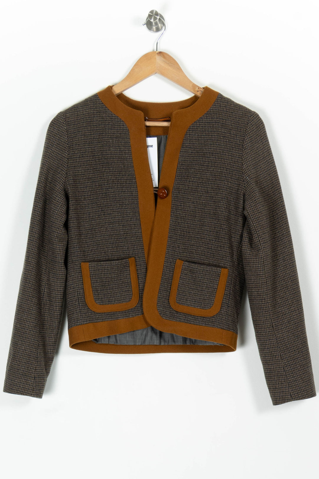 Veste Grise et Marron - Taille S/36 de la marque Sessùn | PARAD97606 - Vendu par Paradigme - Image 2