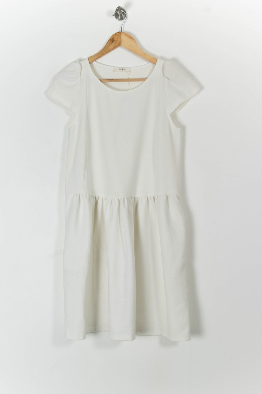 Robe Courte Blanche - Taille M/38 de la marque ba&sh | PARAD97608 - Vendu par Paradigme - Image 2