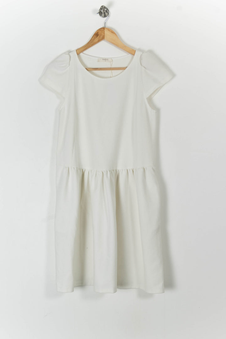 Robe Courte Blanche - Taille M/38 de la marque ba&sh | PARAD97608 - Vendu par Paradigme - Image 2