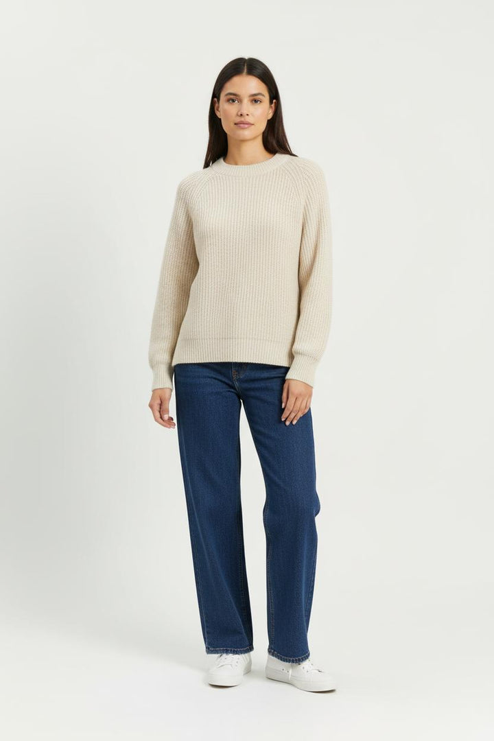 Pull Beige - Taille M/38 de la marque La Fée Maraboutée | PARAD97610 - Vendu par Paradigme - Image 1